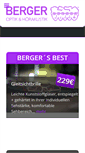 Mobile Screenshot of berger-optik.de